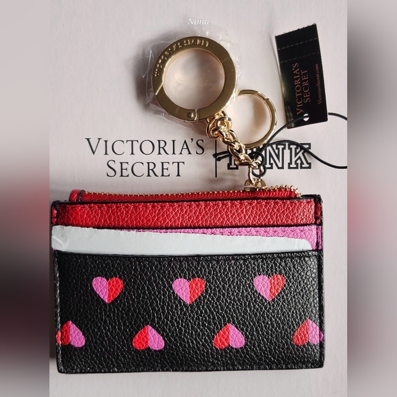 Victoria's Secret Pink Heart Card Wallet - Picture 3 of 6